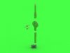 Master GM-35-017 Modern AFV Antenna AT-1011/U HF with tilt adapter RF-1980-AT-001 for KTO Rosomak and other vehicles (1:35)